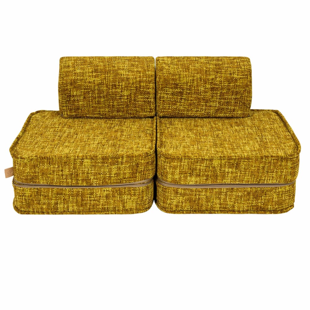 Canapé modulable enfant en tweed 4 pcs Canapé modulable enfant en tweed 4 pcs