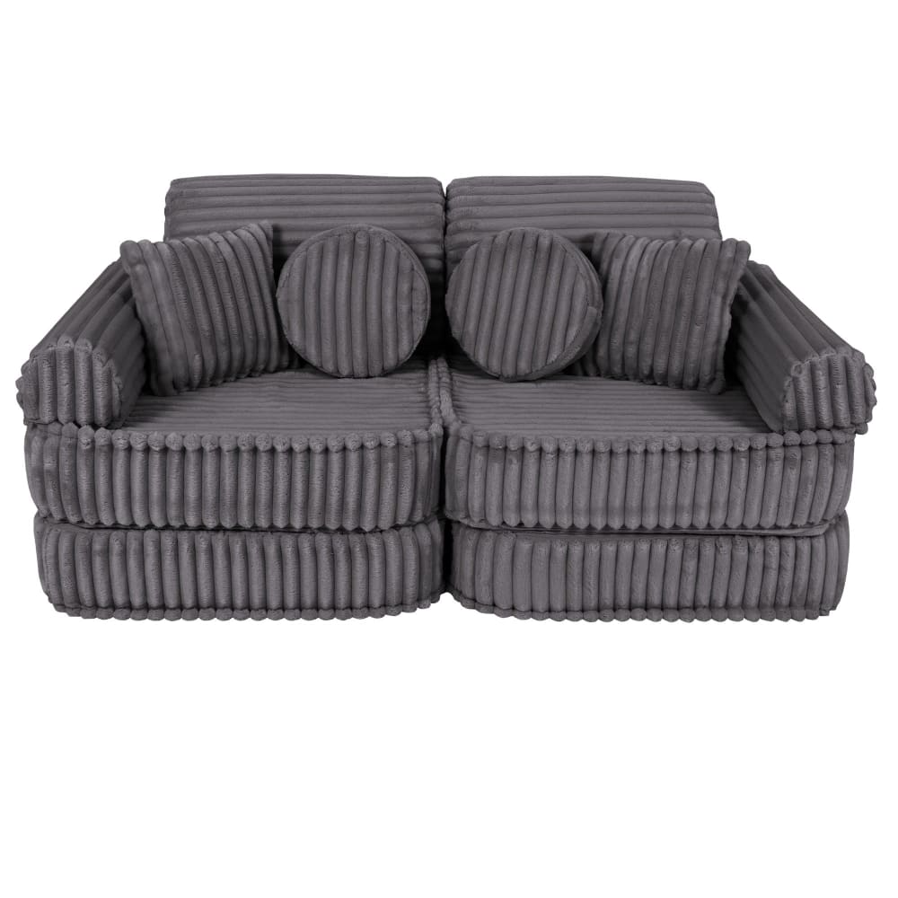 Canapé modulable enfant en velours côtelé 10 pcs