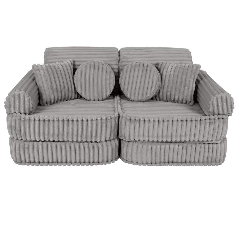 Canapé modulable enfant en velours côtelé 10 pcs