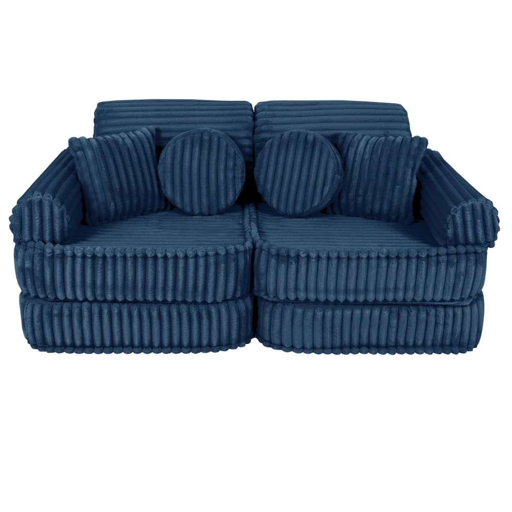 Canapé modulable enfant en velours côtelé 10 pcs