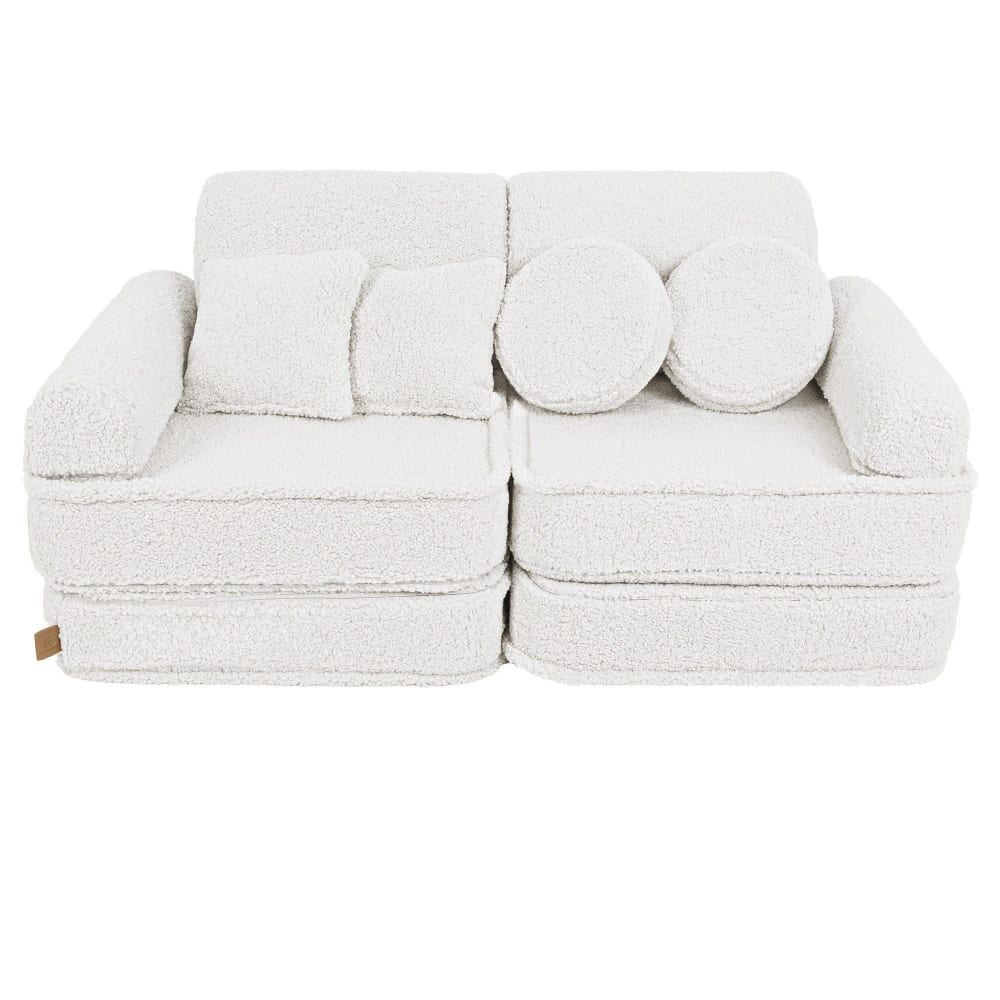 Canapé modulable enfant en peluche 10 pcs