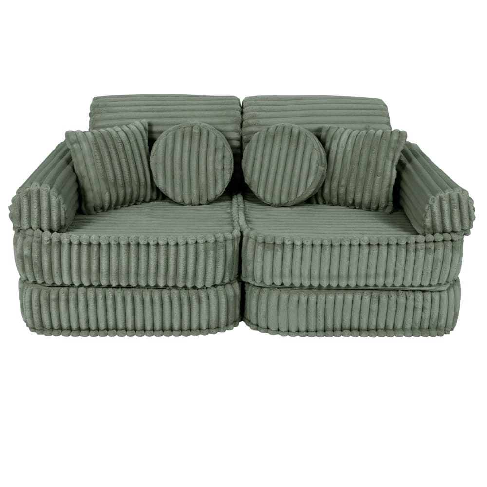 Canapé modulable enfant en velours côtelé 10 pcs Canapé modulable enfant en velours côtelé 10 pcs
