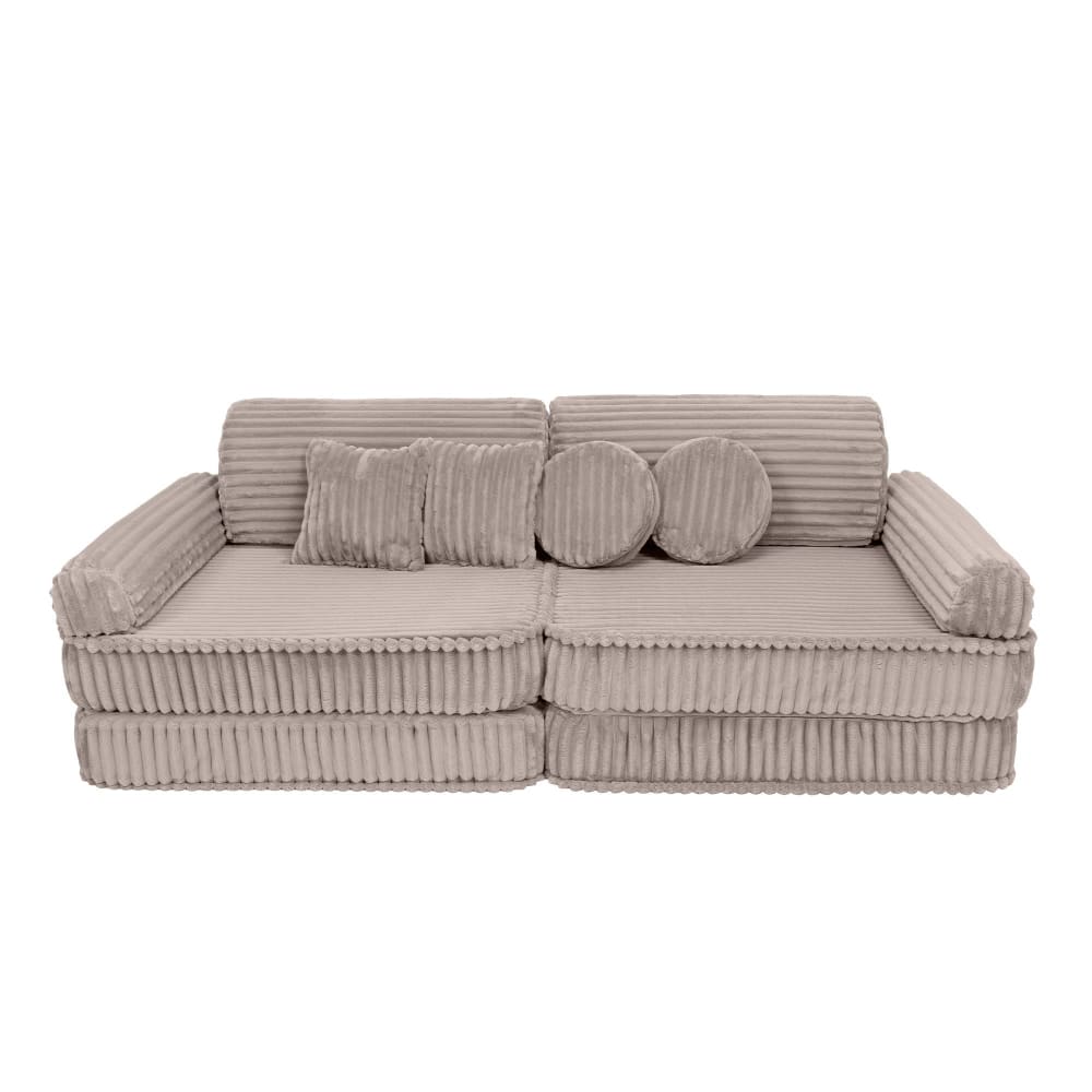 Canapé modulable enfant premium en velours côtelé 10 pcs