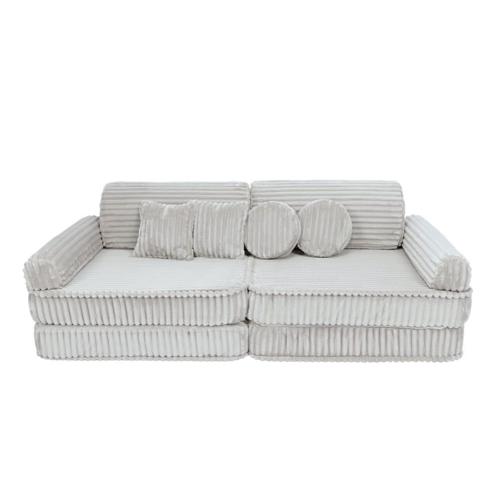 Canapé modulable enfant premium en velours côtelé 10 pcs