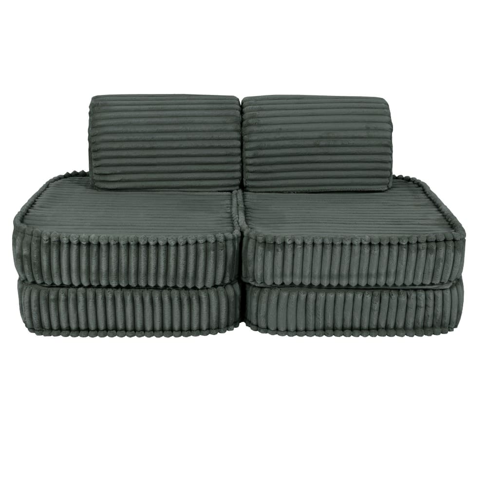 Canapé modulable enfant en velours côtelé 4 pcs Canapé modulable enfant en velours côtelé 4 pcs