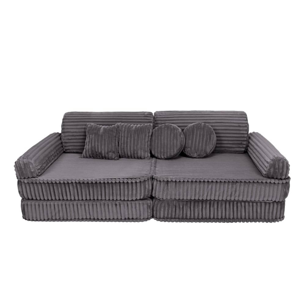 Canapé modulable enfant premium en velours côtelé 10 pcs