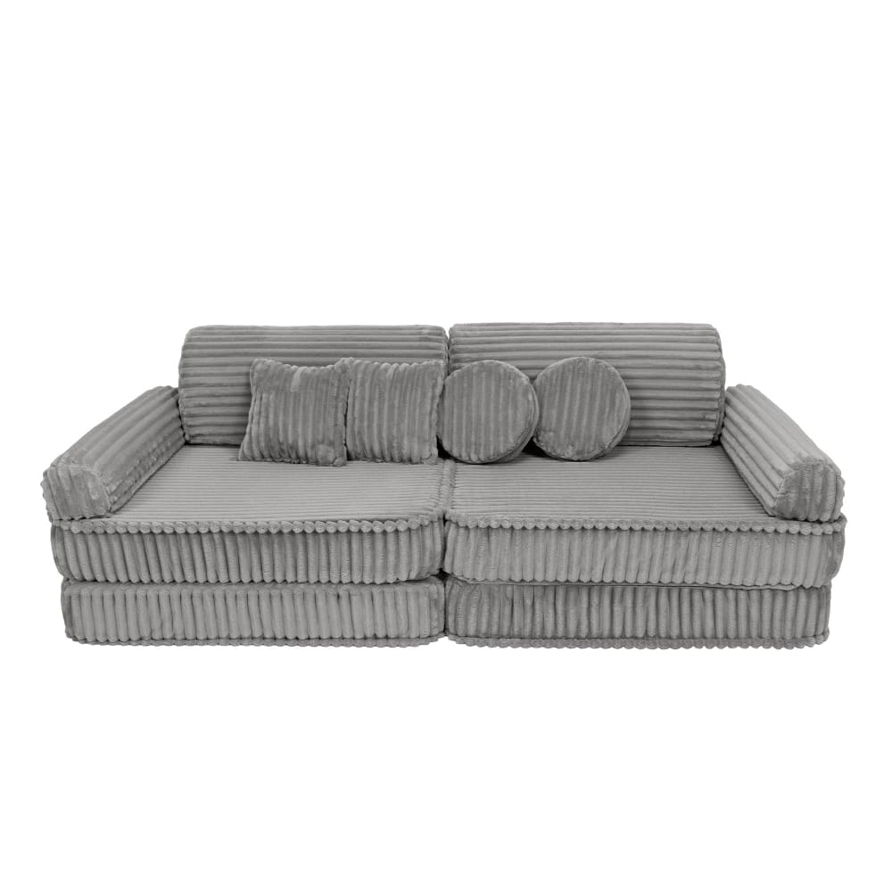Canapé modulable enfant premium en velours côtelé 10 pcs