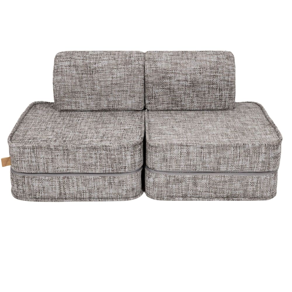 Canapé modulable enfant en tweed 4 pcs