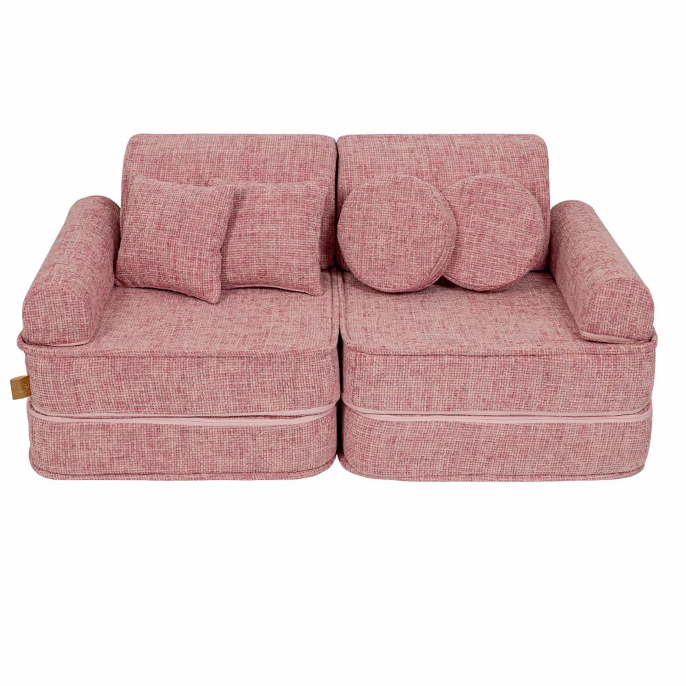 Canapé modulable enfant en tweed 10 pcs