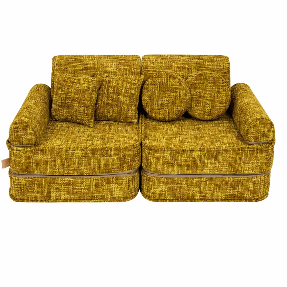 Canapé modulable enfant en tweed 10 pcs