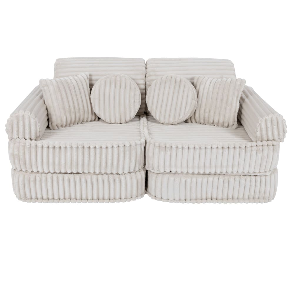 Canapé modulable enfant en velours côtelé 10 pcs