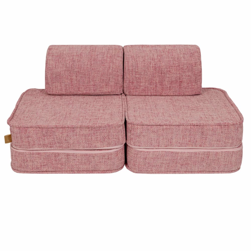 Canapé modulable enfant en tweed 4 pcs