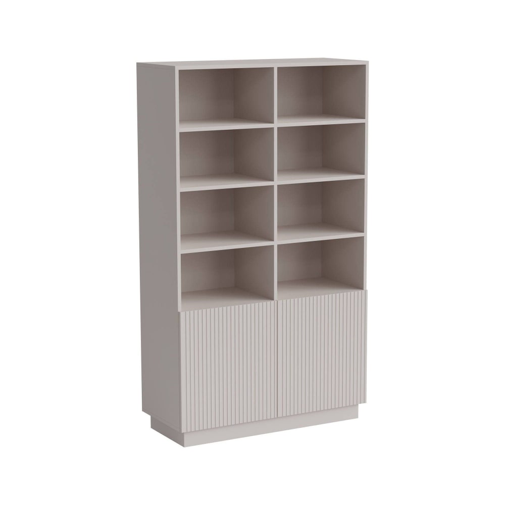 Bibliothèque bois beige