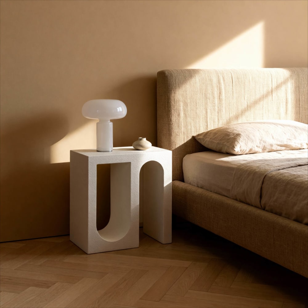 Table de chevet table d’appoint en mdf 55x50x26