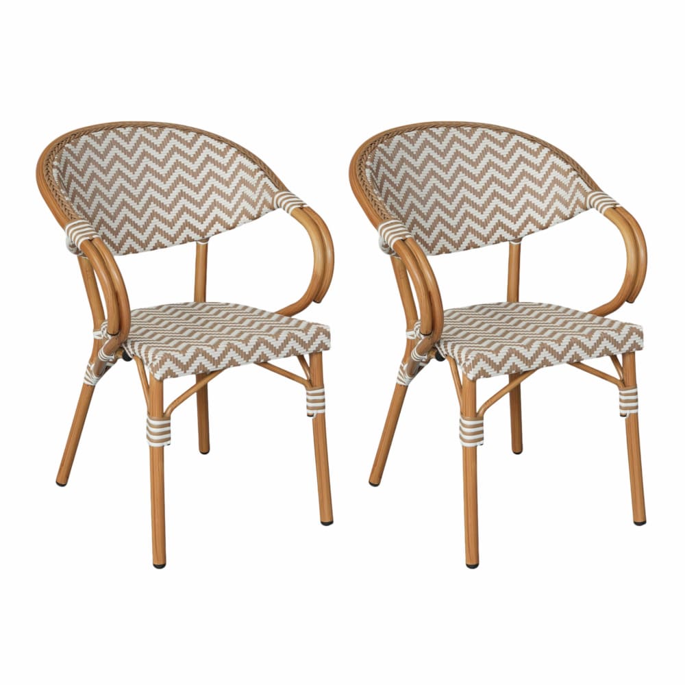 Lot 2 chaises jardin