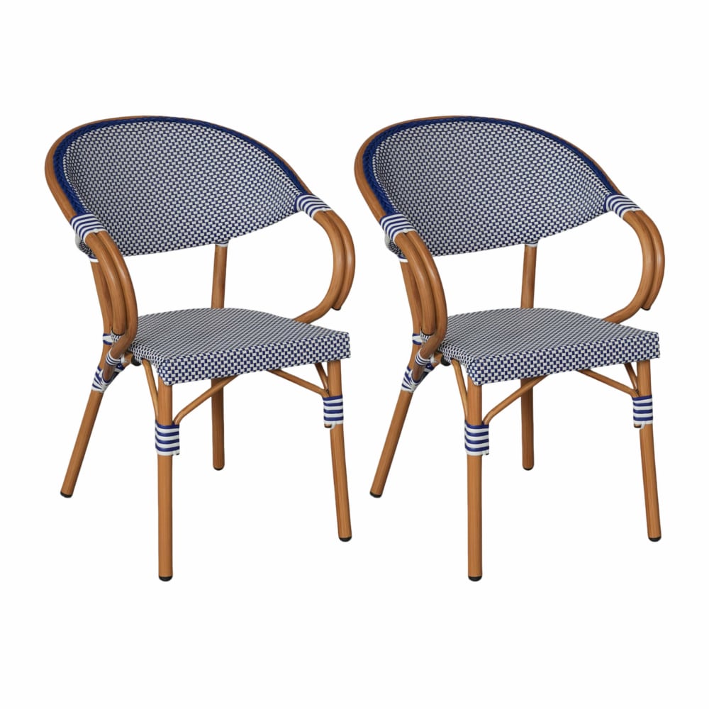 Lot 2 chaises jardin