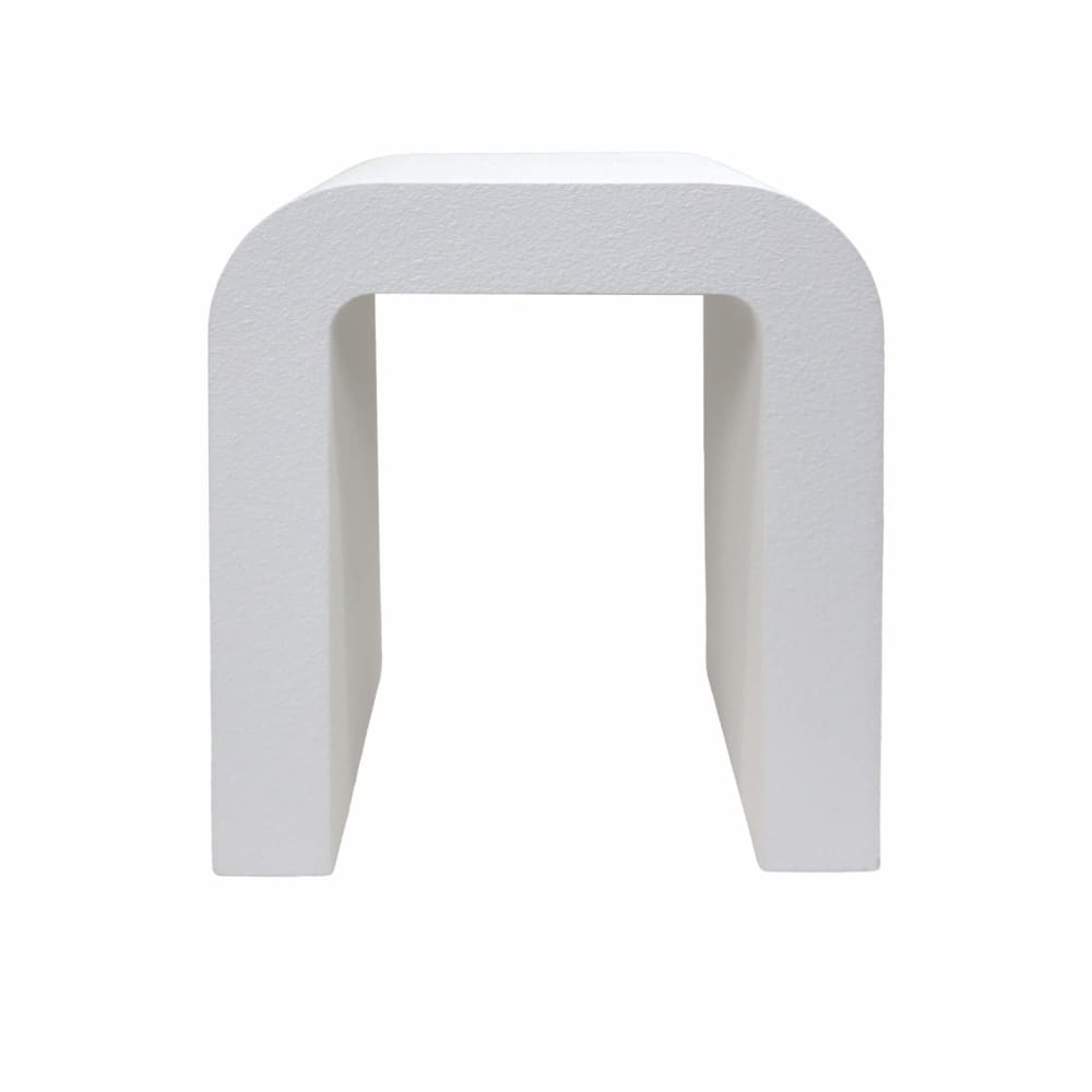 Table Basse Décorative en MDF blanc 45x40x30