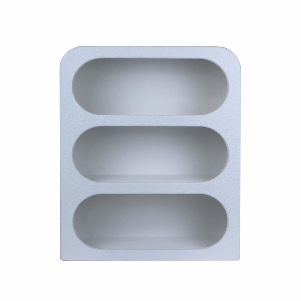 Étagère murale en mdf blanc 50,5x40,5x14 cm