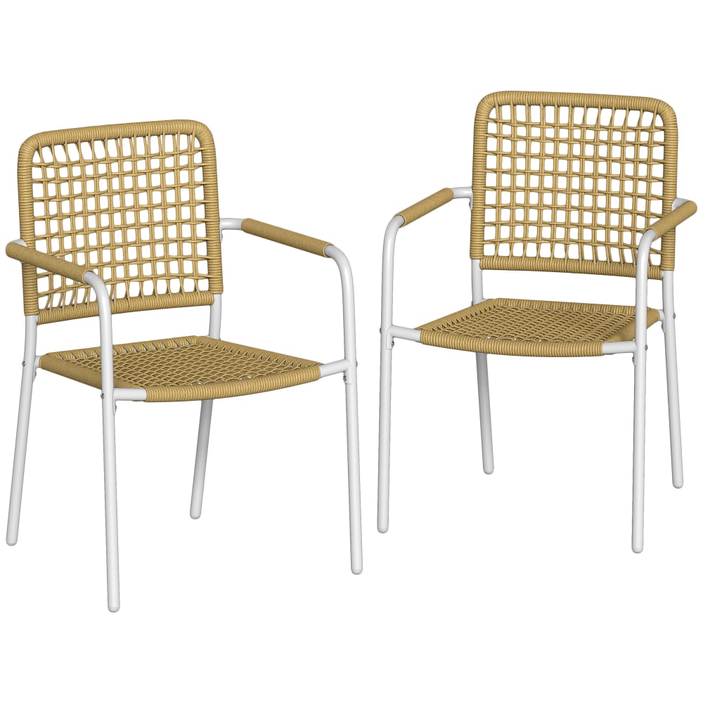Lot 2 chaises jardin
