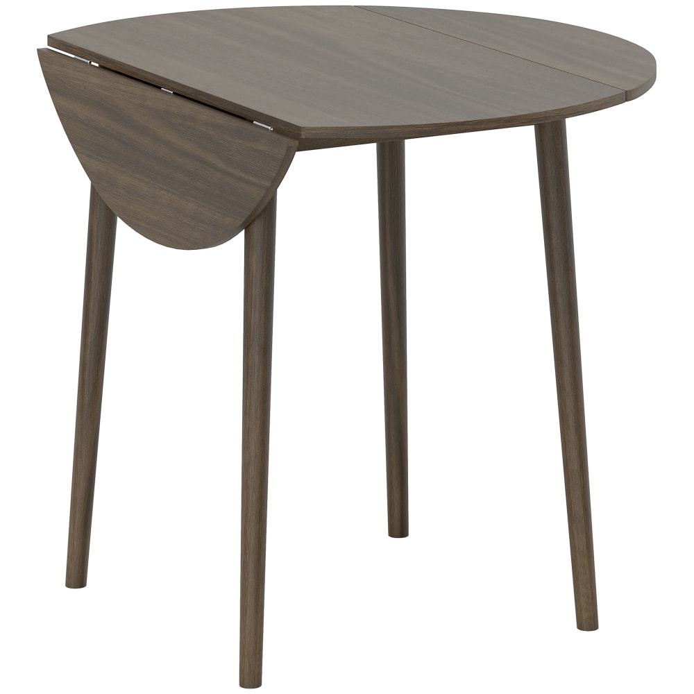 Table à manger pliante pour 4 personnes panneaux de particules noir