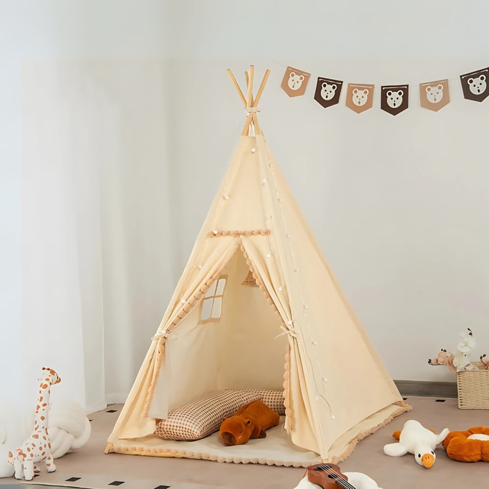 Tipi mit Pompons für Kinder - Maisons Du Monde