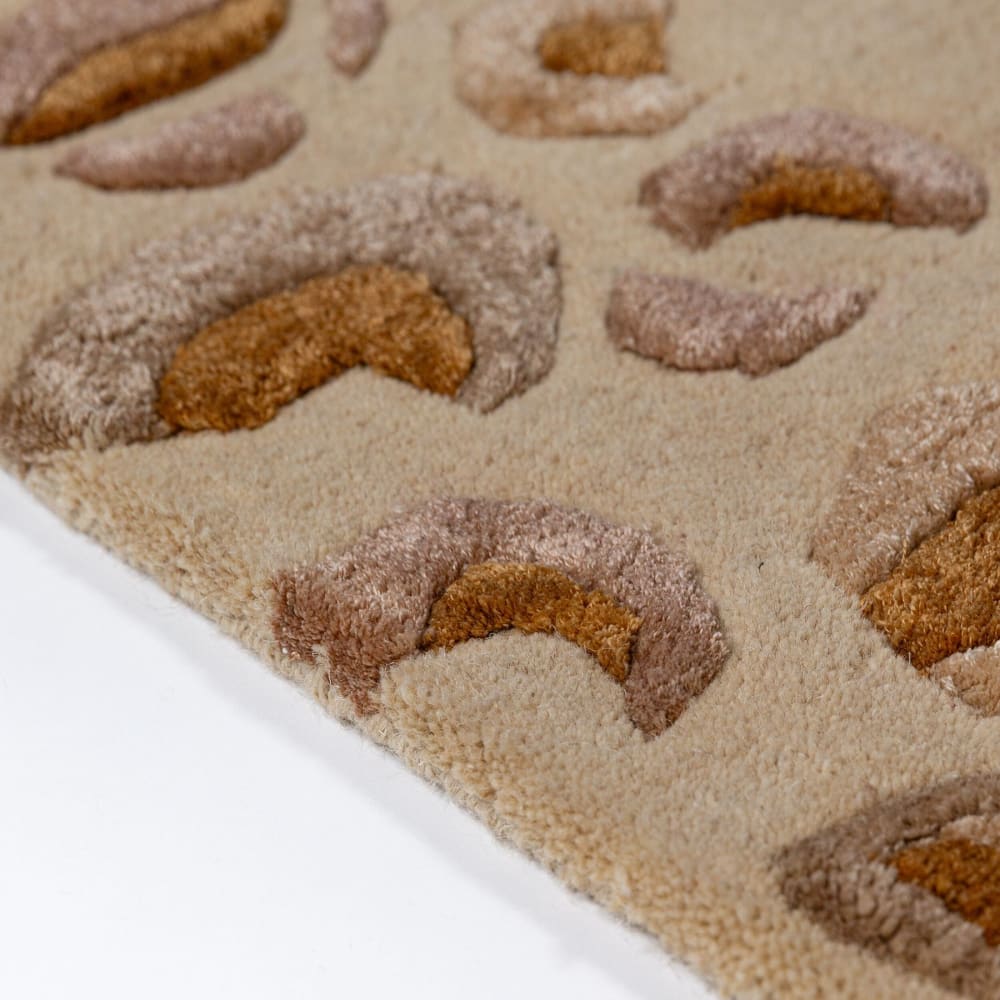 Tapis en laine beige 140x200cm — vue 4