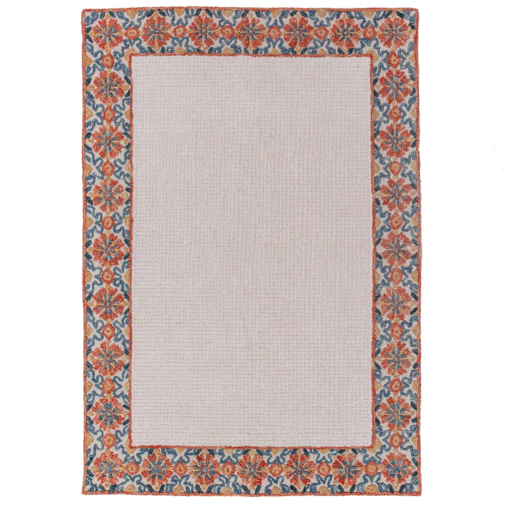 Tapis en laine multicolore