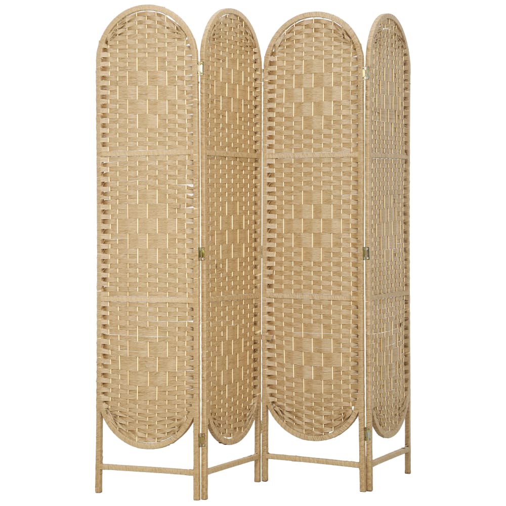 biombo 160x18x170 cm madera natural