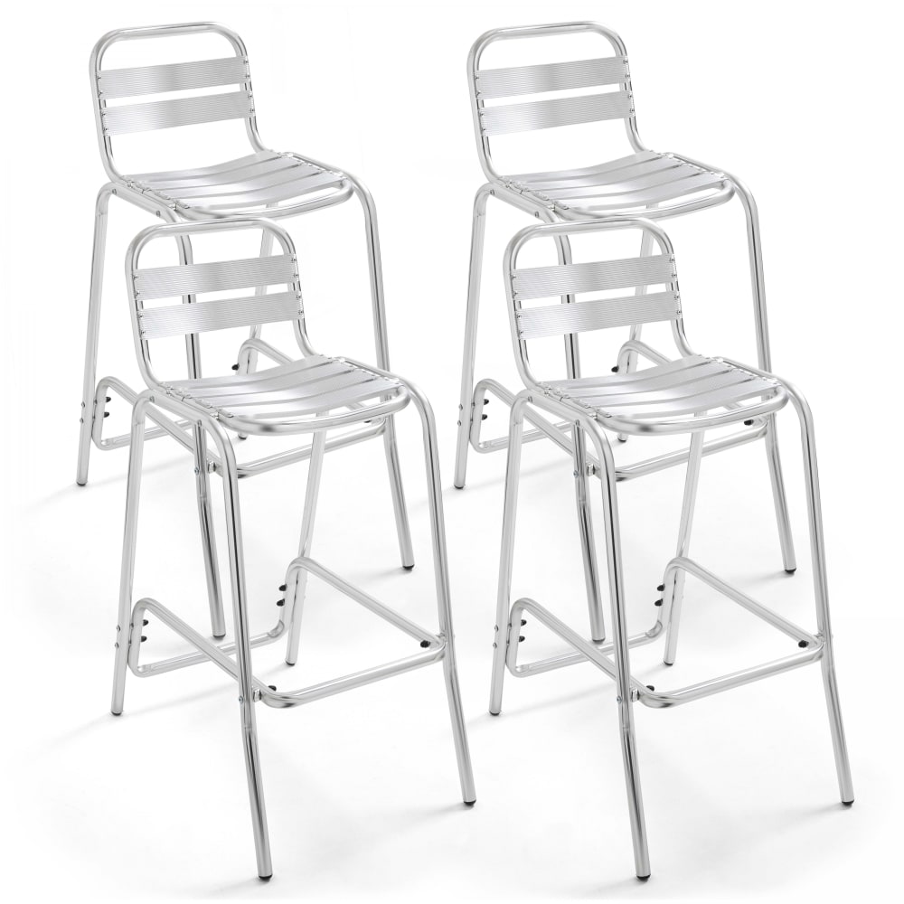 Lot de 4 chaises hautes