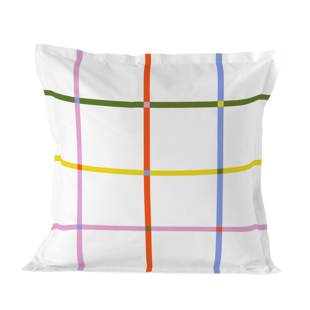 Happy Friday Kissenbezug aus 100% Baumwolle 60x60 cm Mehrfarbig style modern Mehrfarbig Öko-Tex Zertifikat Baumwolle