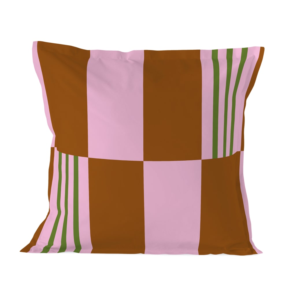 Taie d'oreiller 100% Coton Multicolore 60x60 cm Taie d'oreiller 100% Coton Multicolore 60x60 cm