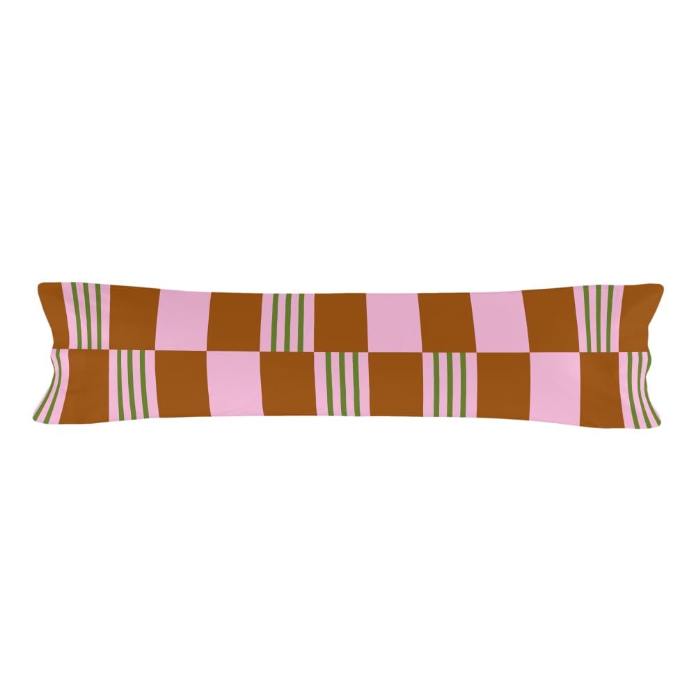 Taie d'oreiller 100% Coton Multicolore 45x155 cm