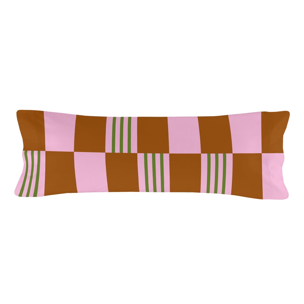 Taie d'oreiller 100% Coton Multicolore 45x110 cm Taie d'oreiller 100% Coton Multicolore 45x110 cm