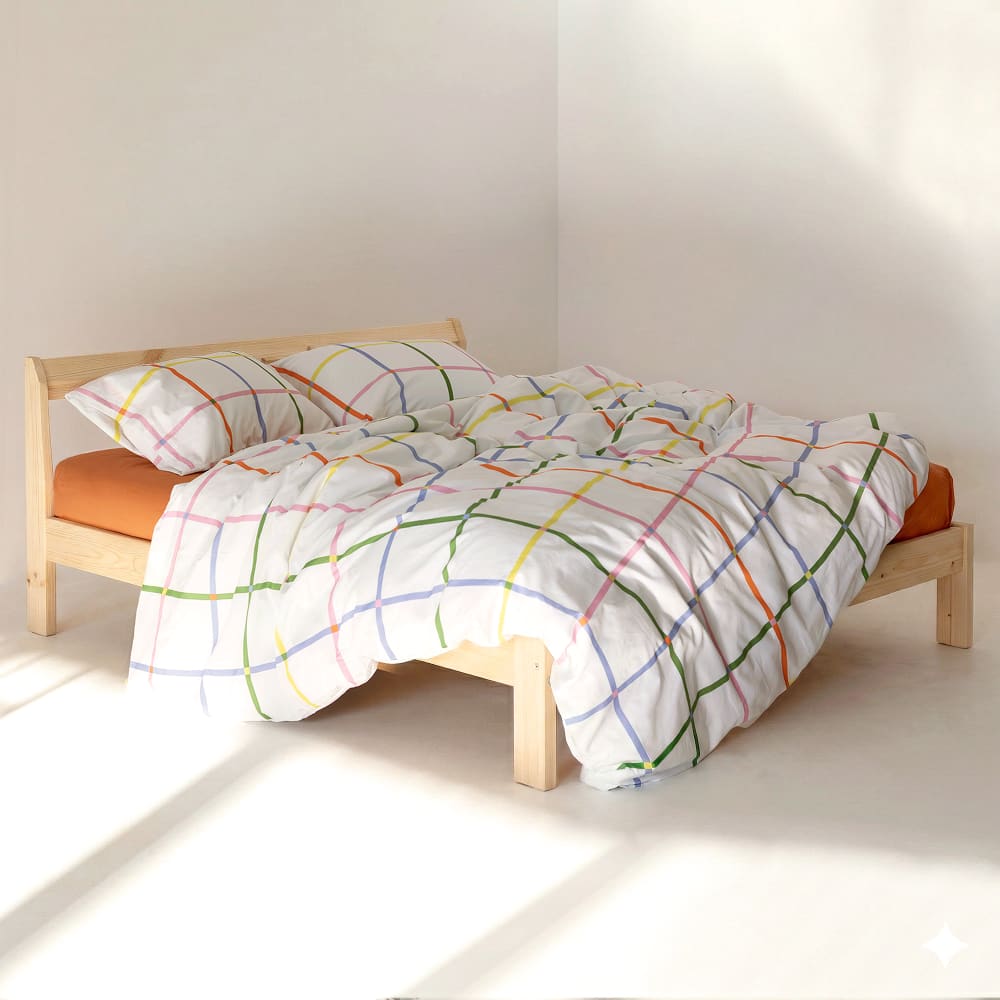 Bettbezug aus 100% Baumwolle 135/140x200 cm Mehrfarbig - Maisons