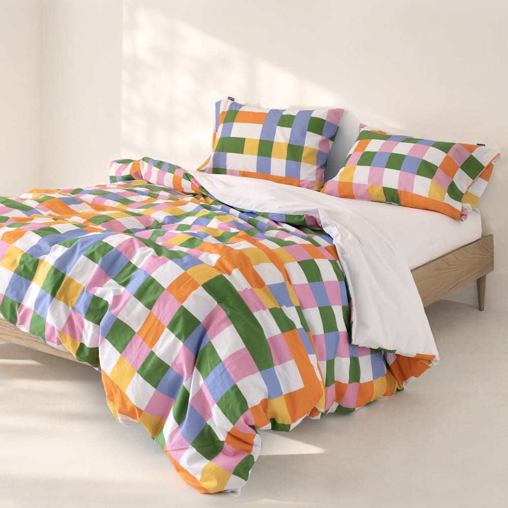 Bettbezug aus 100% Baumwolle 200x200 cm Mehrfarbig - Maisons Du
