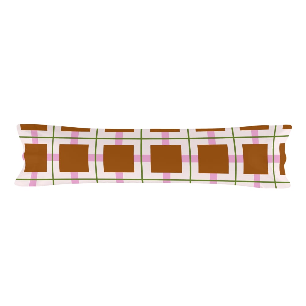 Happy Friday Kissenbezug aus 100% Baumwolle 45x155 cm Mehrfarbig style modern Mehrfarbig Baumwolle