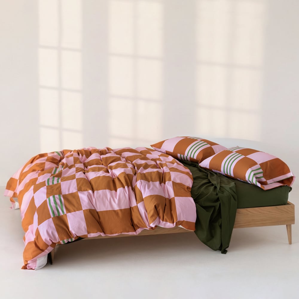 Bettbezug aus 100% Baumwolle 260x240 cm Mehrfarbig - Maisons Du