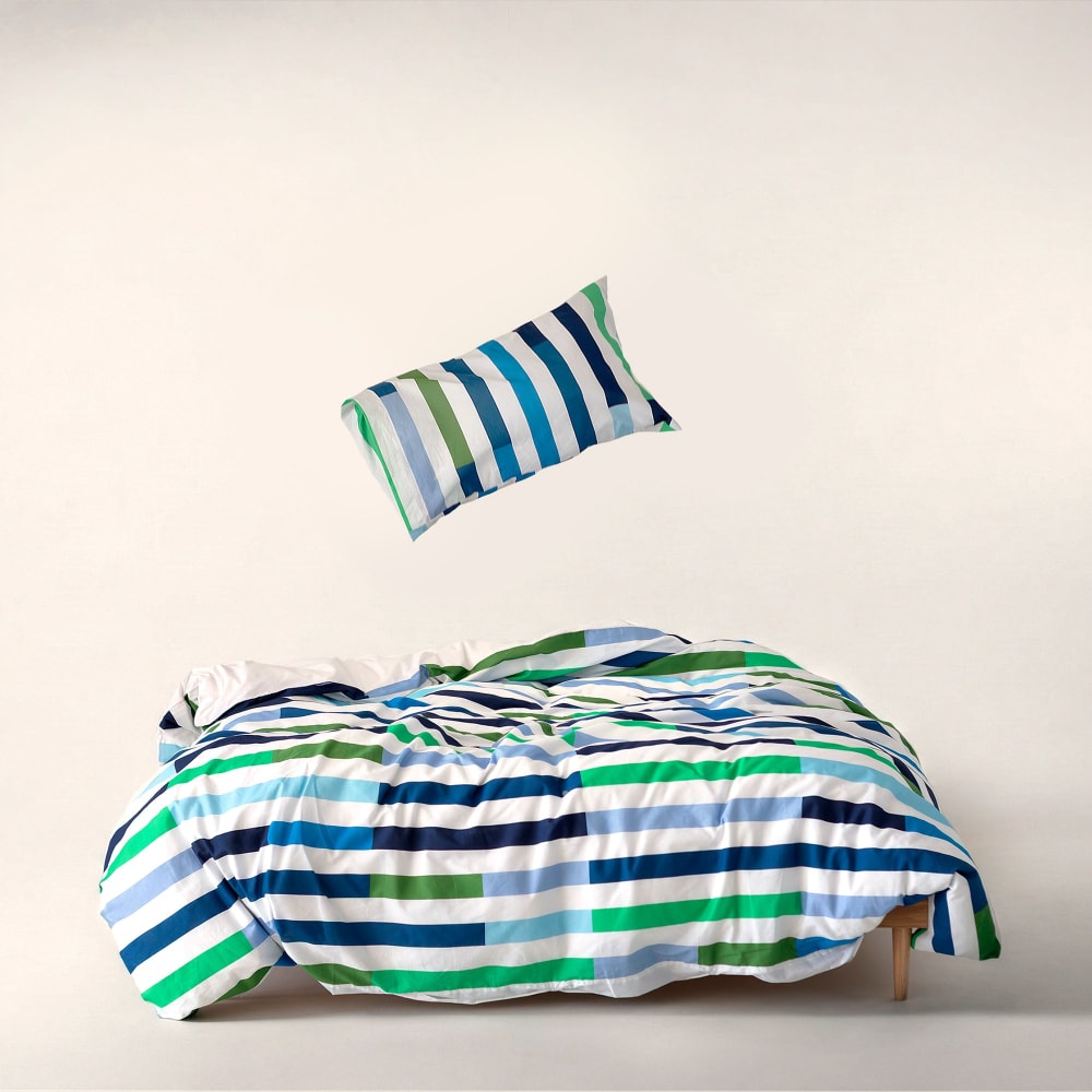 Housse de couette 100% Coton Multicolore 240x220 cm