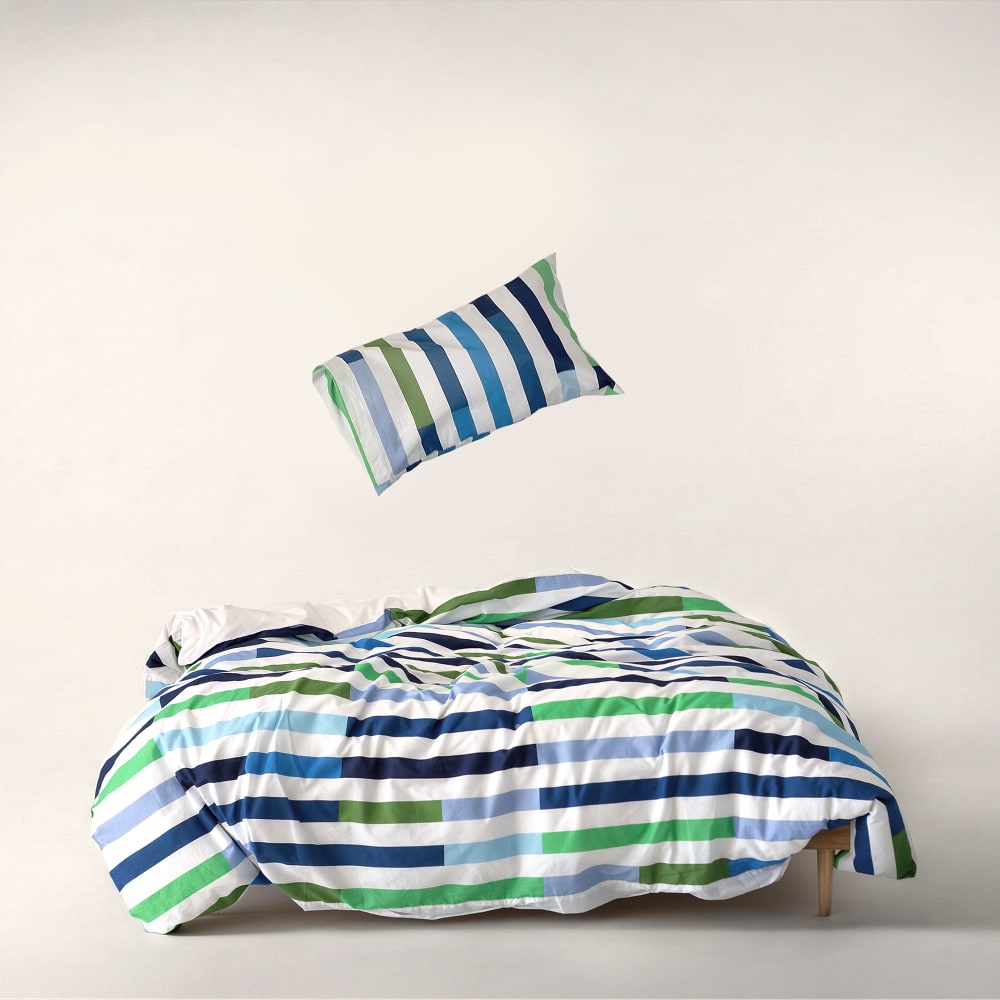 Happy Friday Bettbezug aus 100% Baumwolle 220x220 cm Mehrfarbig style modern Mehrfarbig Öko-Tex Zertifikat Baumwolle