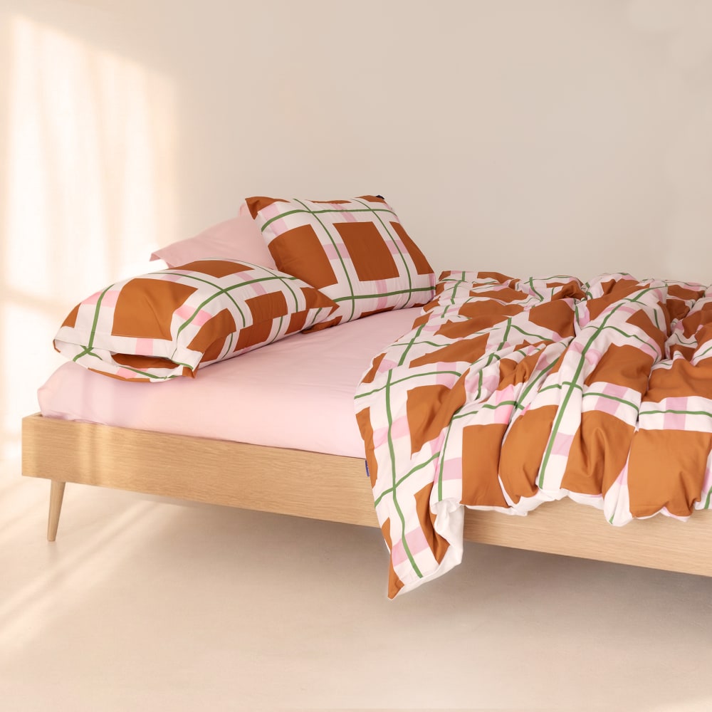 Bettbezug aus 100% Baumwolle 155x220 cm Mehrfarbig - Maisons Du