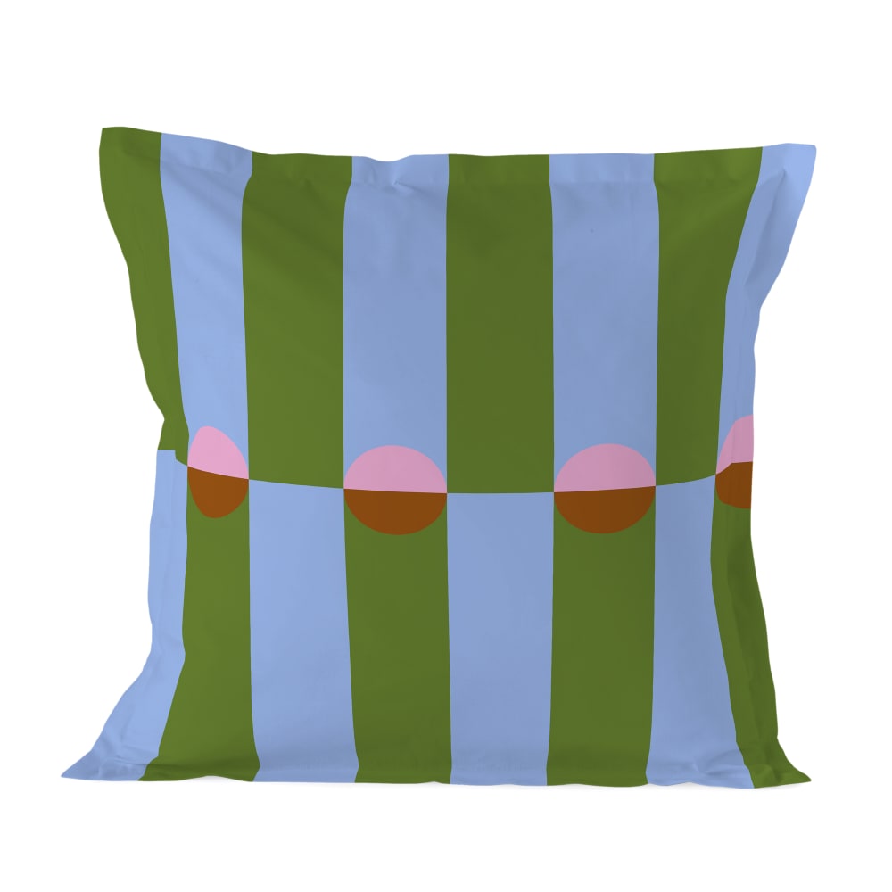 Happy Friday Kissenbezug aus 100% Baumwolle 60x60 cm Mehrfarbig style modern Mehrfarbig Baumwolle