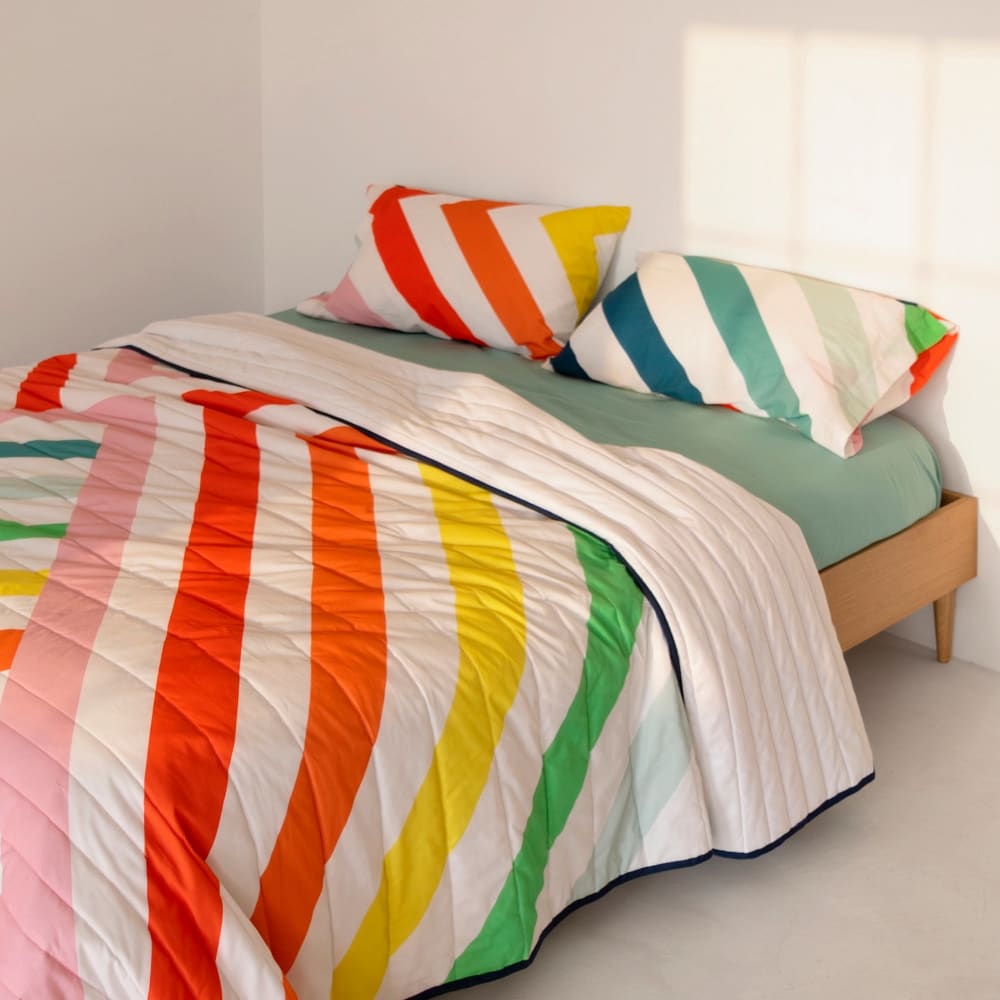 Couvre-lit 100% Coton Multicolore 270x260 cm