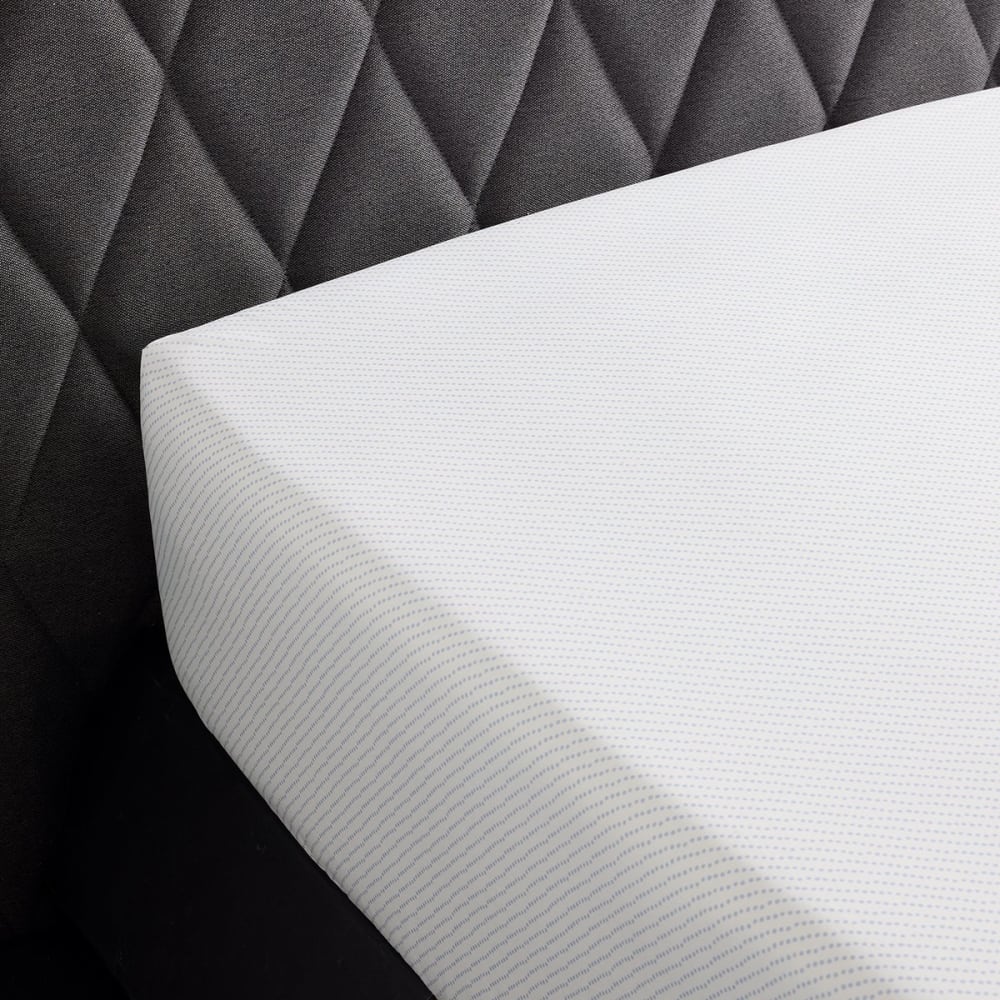 Drap housse percale blanc 90x200 cm