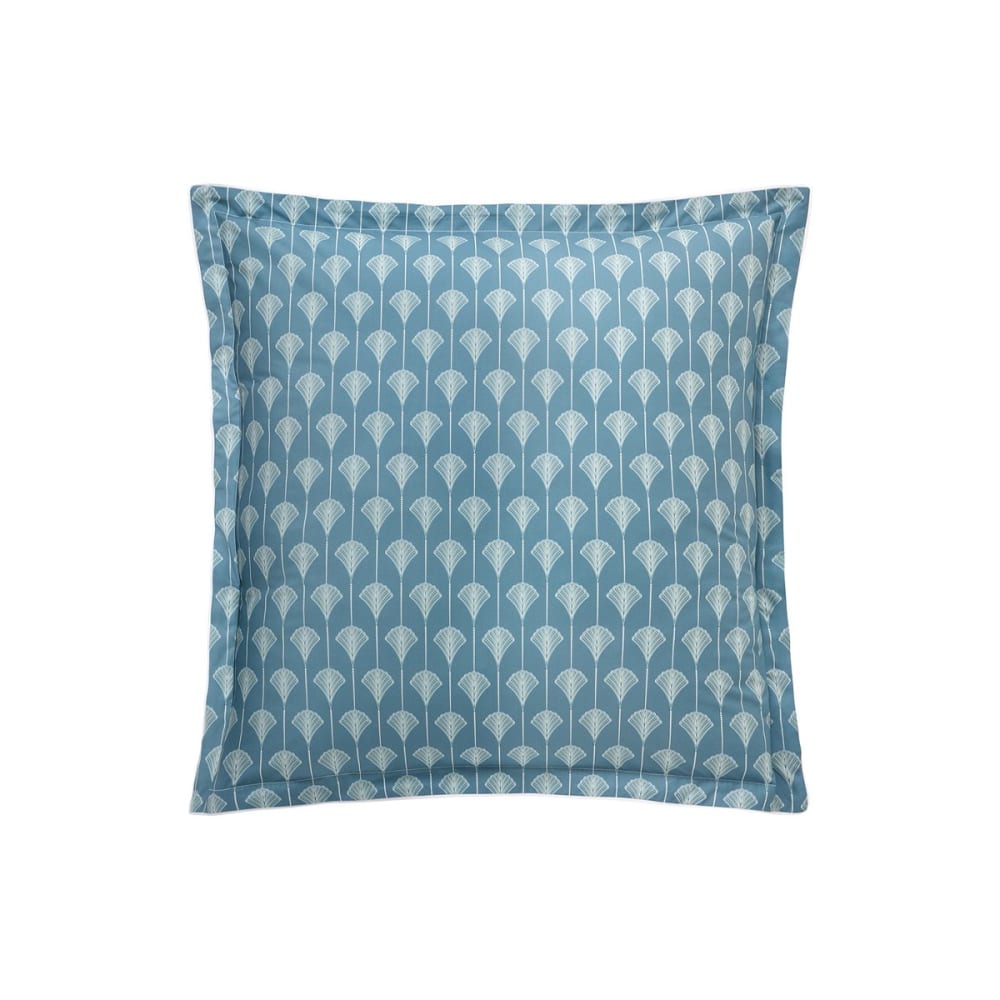 Taie d'oreiller satin bleu clair 65x65 cm
