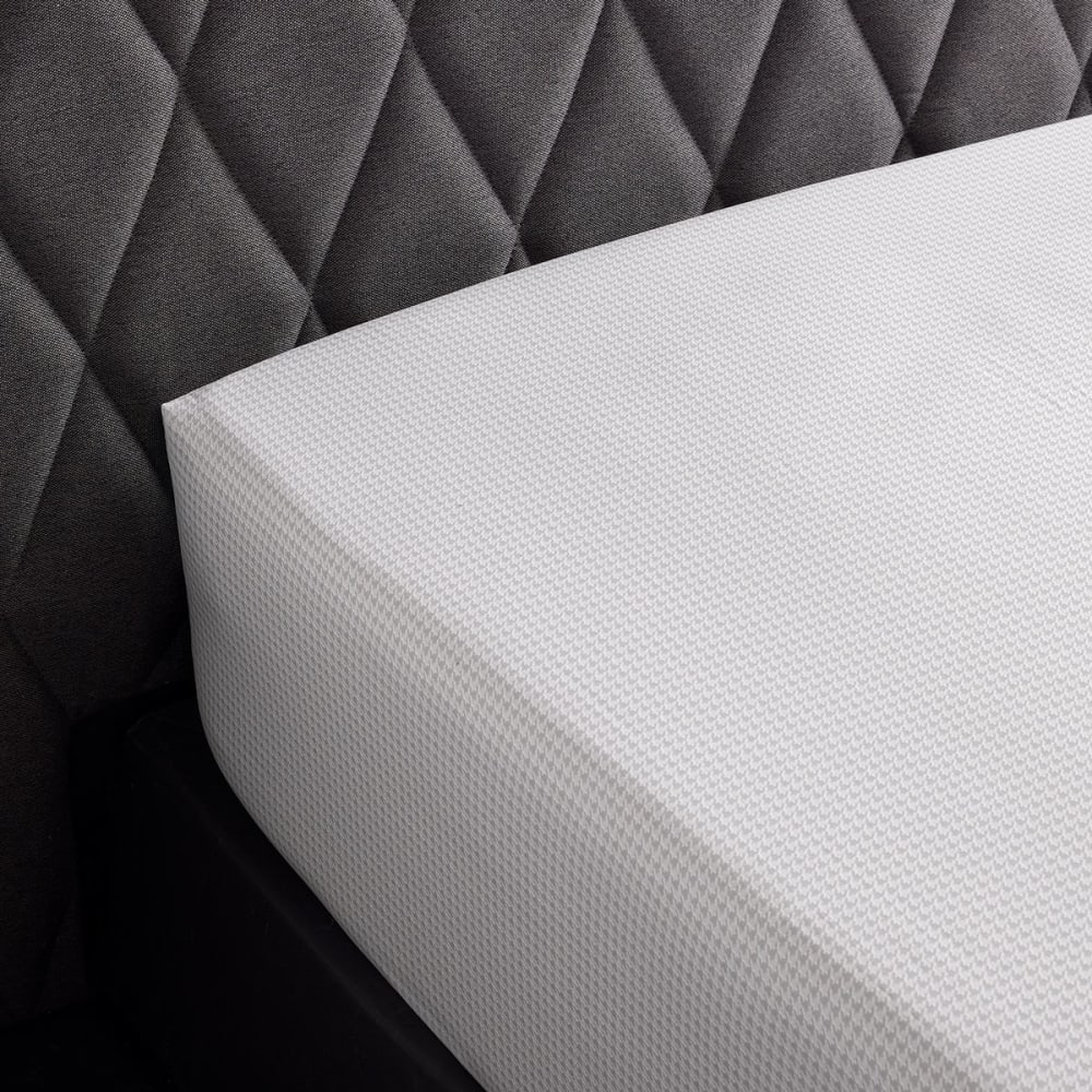 Drap housse percale marron 90x190 cm