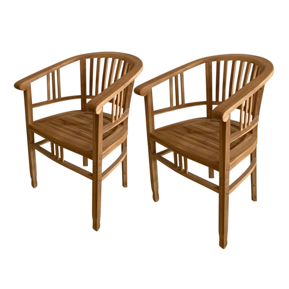 Chaises de jardin, lot - teak
