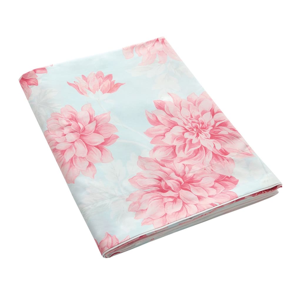 Drap plat percale bleu clair 270x295 cm — vue 3