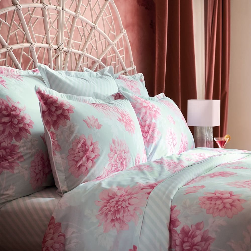 Drap plat percale bleu clair 270x295 cm — vue 4