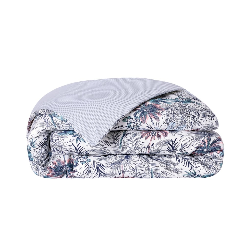 Housse de couette satin bleu foncé 140x200 cm — vue 4