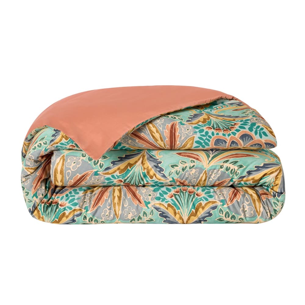 Housse de couette satin vert clair 260x240 cm — vue 4